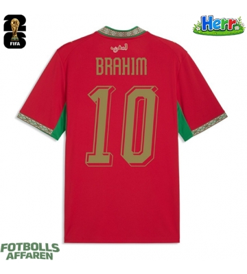 Marocko Brahim Diaz #10 Hemmatröja VM 2026 Kortärmad